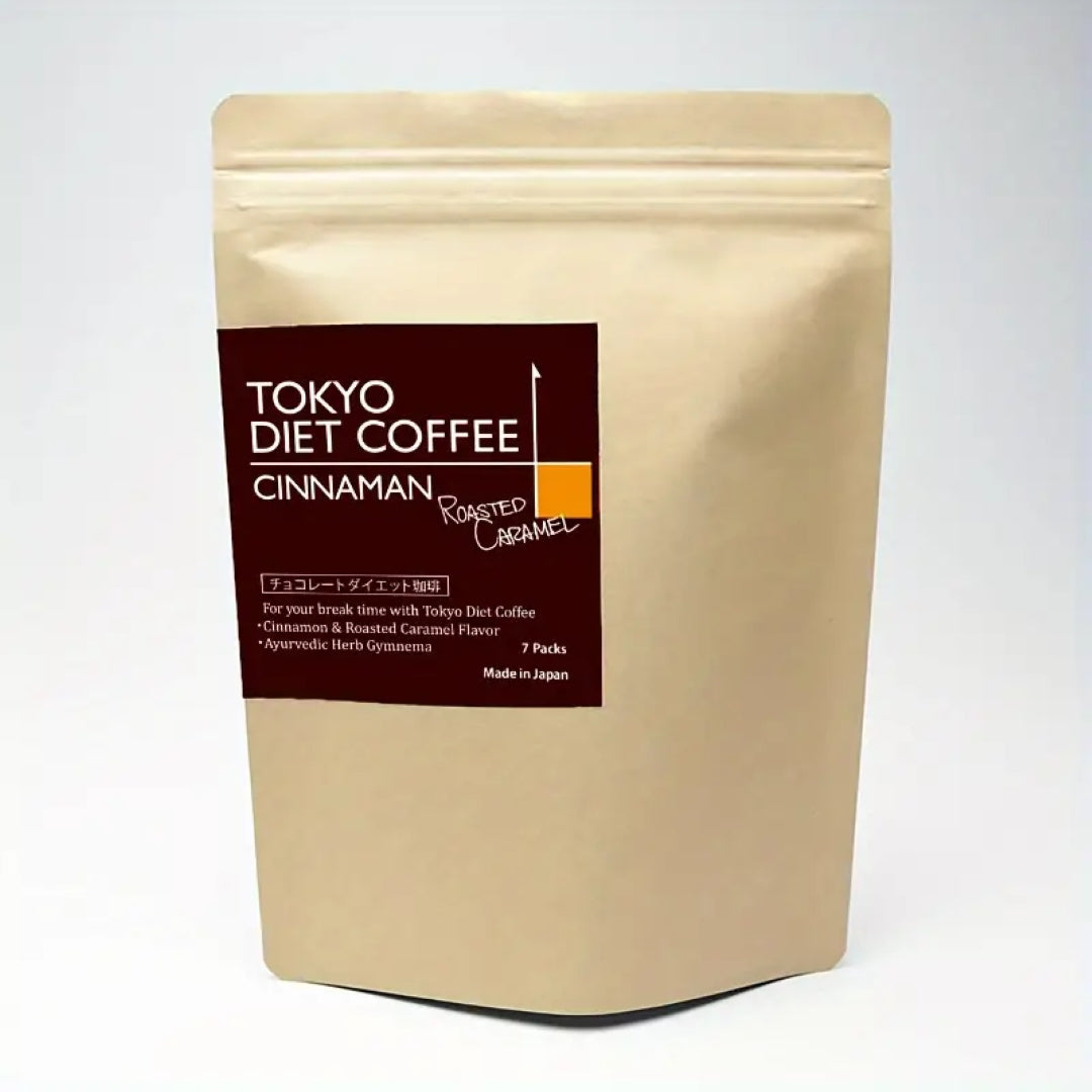 Tokyo Diet Coffee - Sugar-Free Drip Coffee Bags with Flavored Blends (Roasted Caramel, Vanilla, Raspberry, Herbal Original) - 7 Bags Each - sho Nutrition LLC