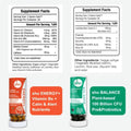 Sho ENERGY+ Vegan Vitamin B Nootropics & BALANCE 5-in-1 Probiotics | Enhanced Focus, Metabolism, Gut Health, Detox & Radiant Skin | Made in Japan - sho Nutrition LLC