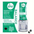 sho BALANCE: 5-in-1 Vegan Probiotics & Prebiotics Supplement with 100 Billion CFU L. Casei K-1 for Gut Health, Detox, Weight Management & Radiant Skin | Made in Japan - sho Nutrition LLC