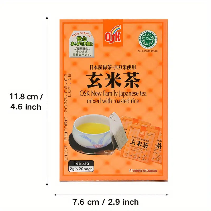 GENMAICHA GREEN TEA  WITH ROASTED BROWN RICE - sho Nutrition LLC