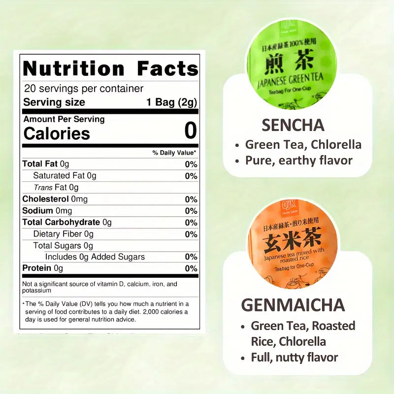 GENMAICHA GREEN TEA  WITH ROASTED BROWN RICE - sho Nutrition LLC