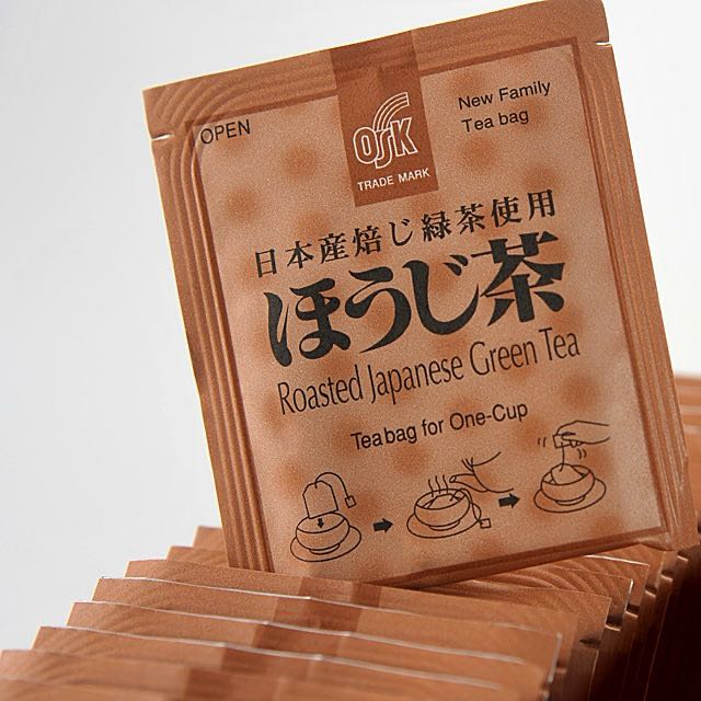 OSK Japanese Houjicha Roasted Green Tea Bags Hojicha, 50ct/20ct/40ct,