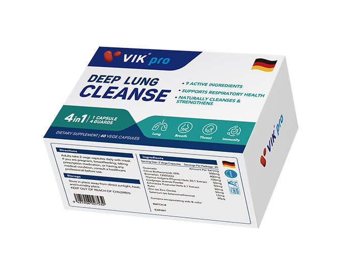 VIK®pro DEEP LUNG CLEANSE 60ct - sho Nutrition LLC